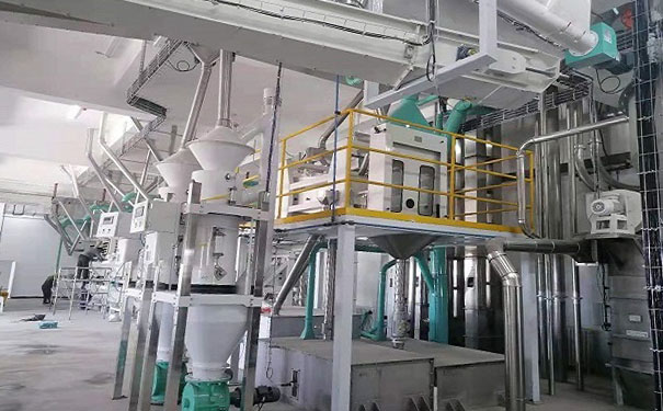 苦蕎脫殼成套設備實拍圖片